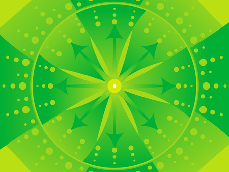 abstract artistic green background vector illustrationのイラスト素材
