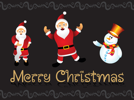 Abstract artistic Christmas illustration.のイラスト素材