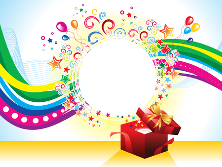 abstract artistic creative magical explode vector illustrationのイラスト素材