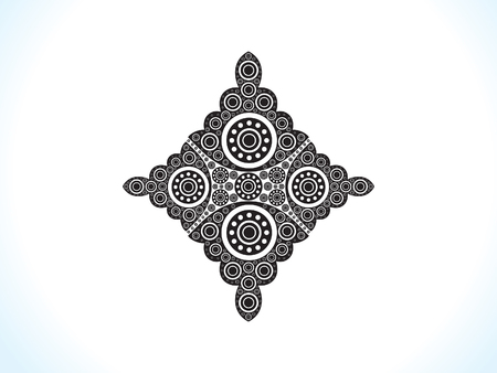 Abstract artistic creative detailed floral vector illustrationのイラスト素材