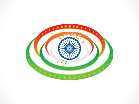 abstract artistic creative independence day background vector illustrationのイラスト素材