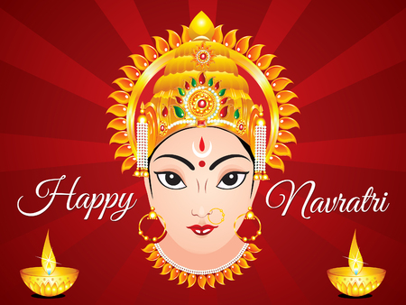 Abstract artistic creative navratri background vector illustrationの写真素材