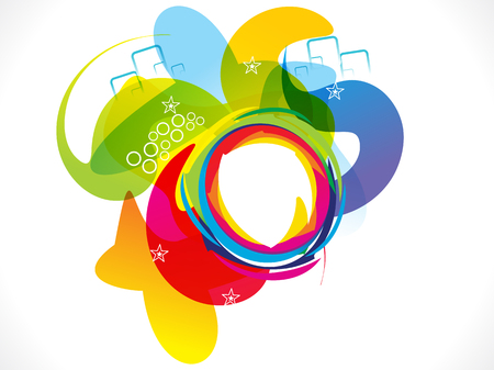 abstract artistic creative colorful explode vector illustrationのイラスト素材
