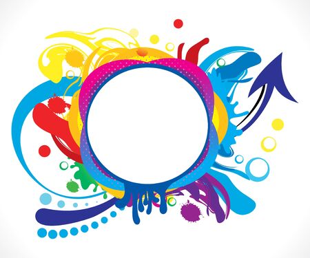 abstract artistic creative colorful grunge explode vector illustrationのイラスト素材