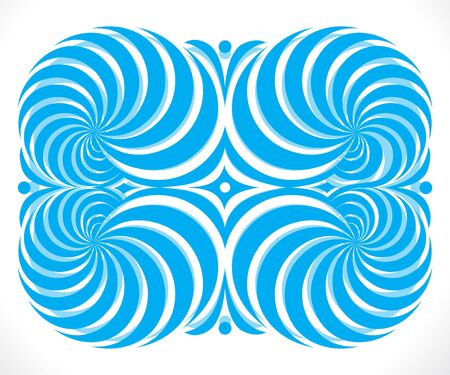Abstract artistic creative blueのイラスト素材