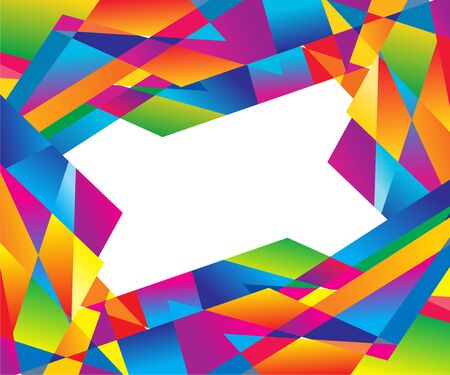 Abstract artistic creative colorful rainbowのイラスト素材