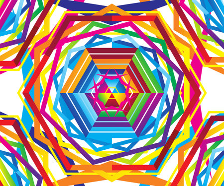 abstract artistic creative colorful background vector illustrationのイラスト素材