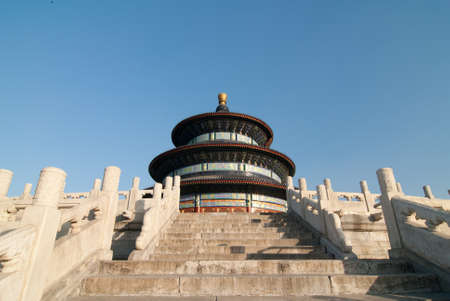 Temple of heaven in Beijing , China の写真素材