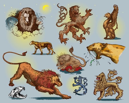 Lionsのイラスト素材