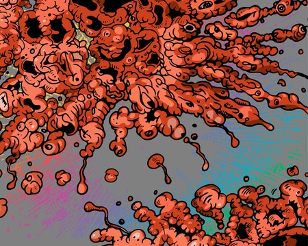 Comic book background