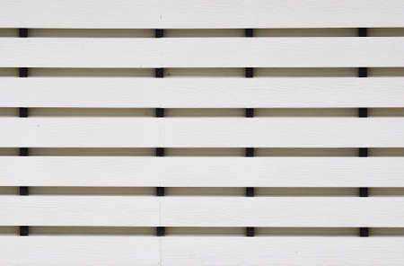 The white wooden wall with texture on its の写真素材