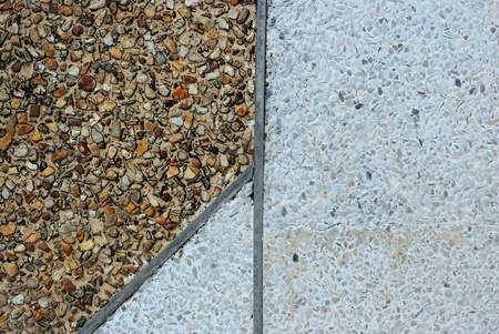 Abstract old floor texture background with two color of rockの写真素材