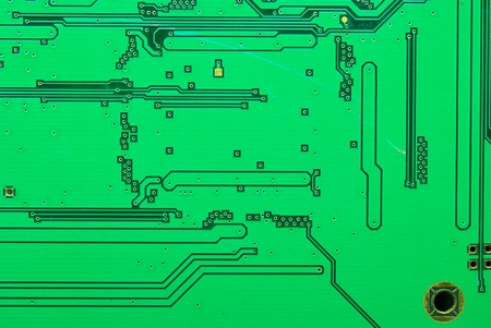Part of the old electronic circuit boards background