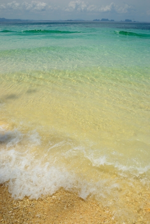 Wave of the sea in the south of Thailandの写真素材