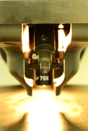 70x Image analysis before hardness testing process