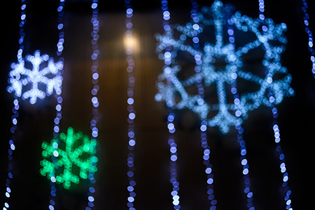 Abstract Bokeh light good use for background