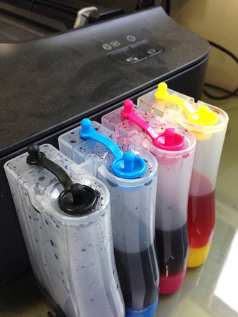Color tank on inkjet printers