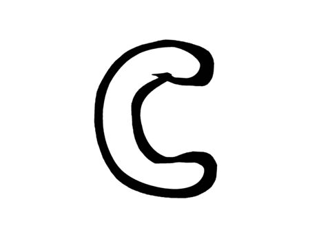 Hand drawn alphabet, isolated  Hand drawn fontの写真素材