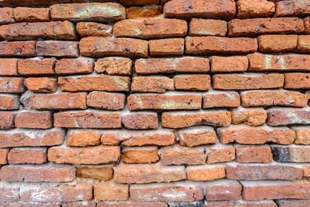 Background of red brick wall pattern texture. Great for backdrop.の写真素材