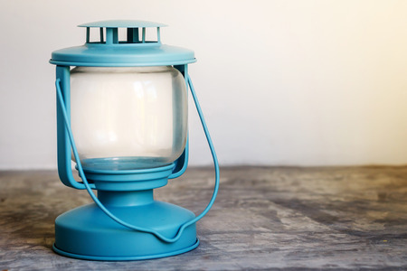 Hurricane lamp oil background empty flap.