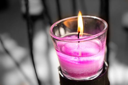 scented candlesの写真素材