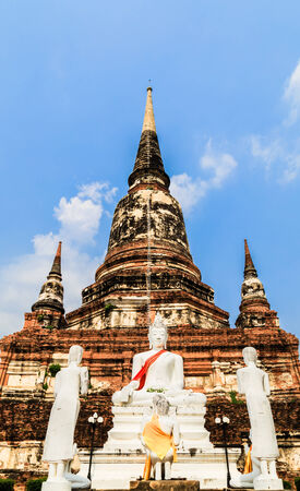 Buddha statue in Ayuttaya, Thailandの写真素材