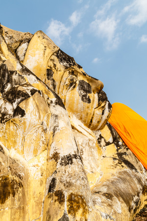 Buddha statue in Ayuttaya, Thailandの写真素材
