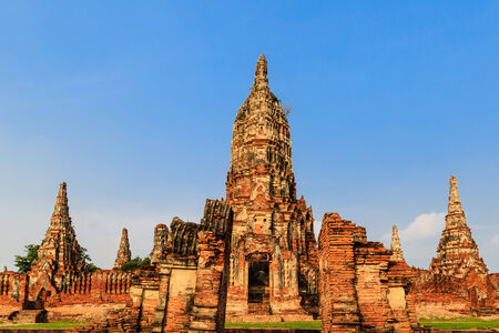 Prang in Ayutthaya, Thailandの写真素材