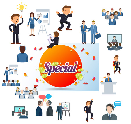 a person's regular occupation, profession, or trade.のイラスト素材