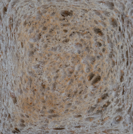 cut bread show texture in close upの写真素材