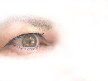 Womanâ€™s left eye HDR