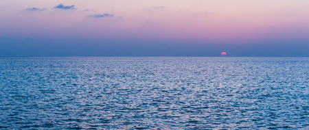 Gorgeous sunset over the Indian Ocean. Maldives.の写真素材