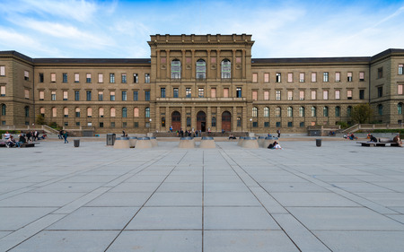 Main building of universitie for technology and the natural sciencesのeditorial素材