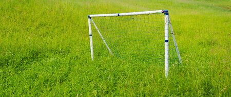 Gates for play football.の写真素材