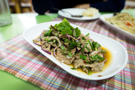Cooked Liver in Spicy Condimentの写真素材