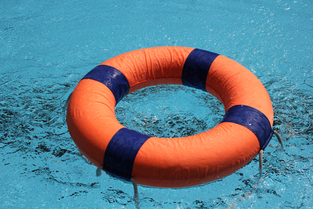 Lifebuoy swimの写真素材