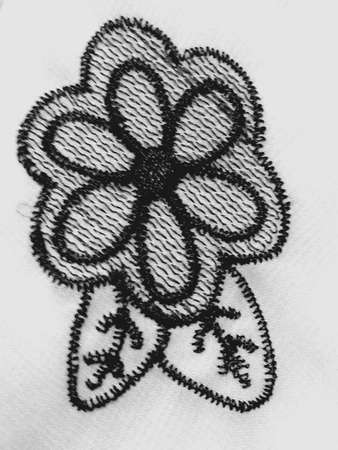 Flower design on white backgroundの素材