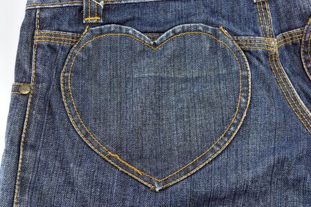 heart-shaped fabric for pattern backgroundの写真素材