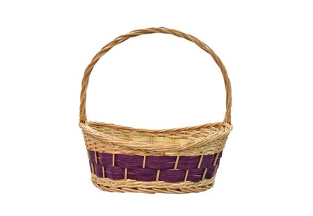 basket isolated on white background  . For Christmas day and New year.の写真素材