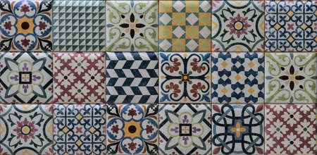 ceramic tiles for decorationの写真素材