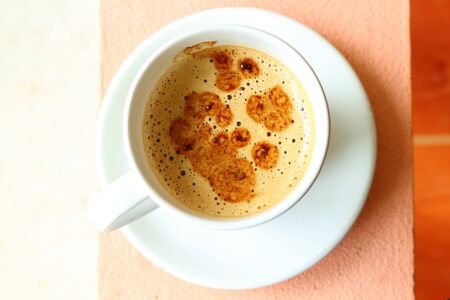 coffee white cupの写真素材