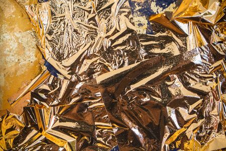 gold leaf textureの写真素材