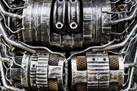 metalwork background create from good idea の写真素材