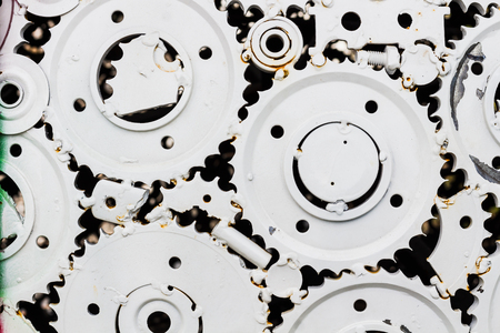 metalwork background create from good idea の写真素材