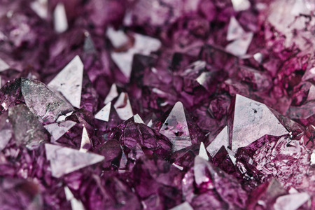 purple amethyst quartzの写真素材