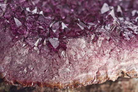 purple amethyst quartzの写真素材
