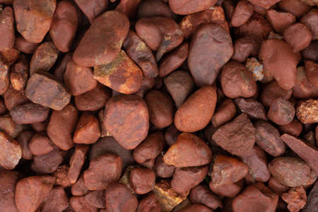 texture of several brown rocksの写真素材