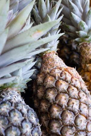bowl full of ripe pineapple