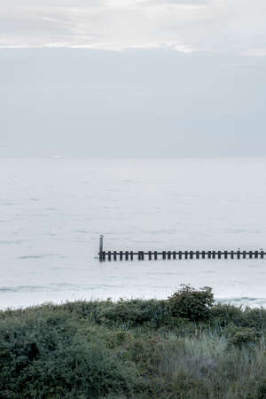 View of the Baltic Seaâowo from the cliffの写真素材