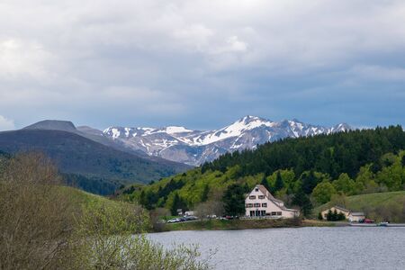 View of Lake Gu?ry in Auvergne